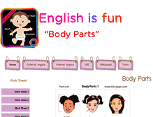 Tablet Screenshot of englishisfun.net